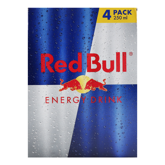 Набір Напій енерг.Red Bull 4*0,25л з/б