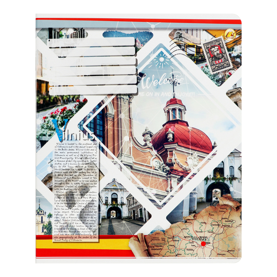 Зошит 12ар.Тетрада Люкс з дод.лін.Швид.