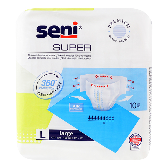 Підгузники д/дор.Large Air Sup.Seni 10шт